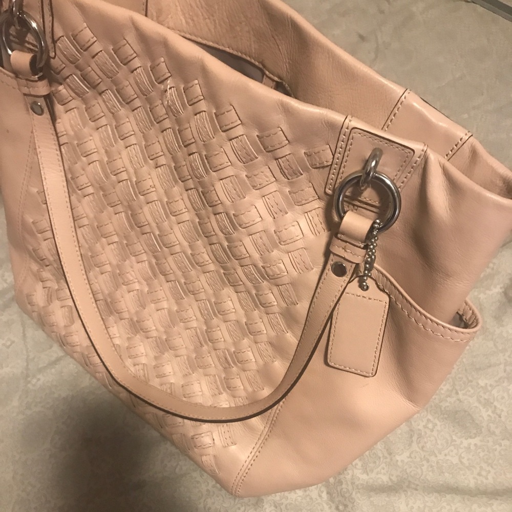 Baby Pink  Coach Tote